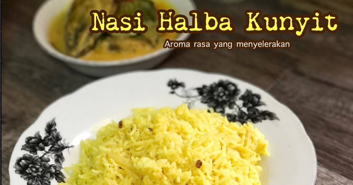 Resipi Nasi Halba Kunyit oleh Salina Jalaludin - Cookpad