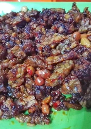 Foto resep Tempe Kacang Pedas Manis