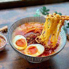 A picture of Japanese Chili Sesame Ramen (Tan Tan Ramen).