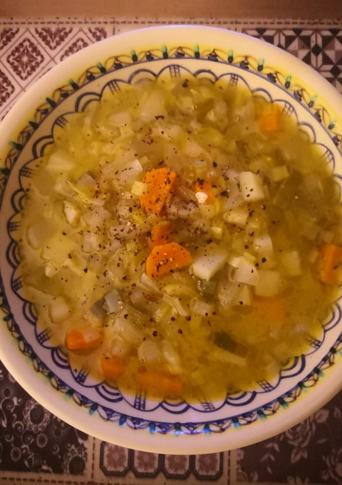 Una foto de Sopa de verduras