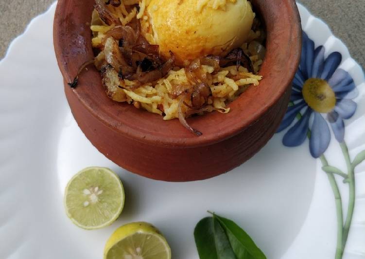 Hyderabadi Egg Dum Biryani