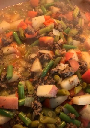 A picture of #MommasRecipe Carne Picada.