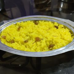 A picture of Sweet Pulav / Mitho Bhaat /Rice kheer.
