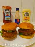 Crispy chicken burger