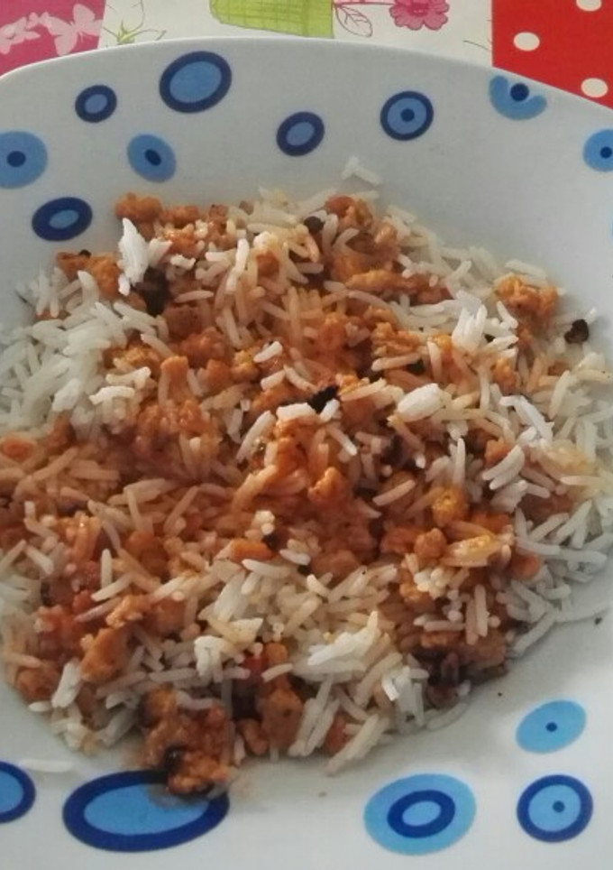 Una foto de Arroz Basmati con soja texturizada