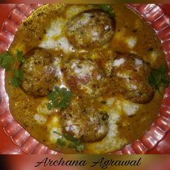 A picture of Malai Kofta.