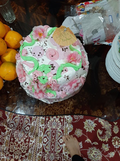 عکسی از دستور کیک تولد خواهرزاده م خودم پختم