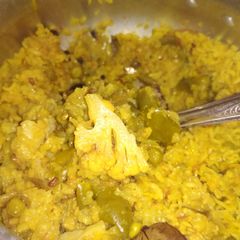 A picture of Veggies khichdi.