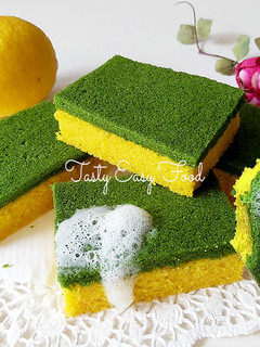 Foto resep Resep Lemon Sponge Cake | Illusion Cake | Adible Dish Sponge
