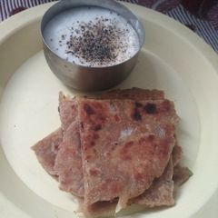 A picture of Sattu Vali Missi Roti.