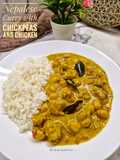 Nepalese Curry with Chickpeas and Chicken (Kari Nepal dengan Kacang Arab dan Ayam)