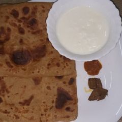 A picture of Plain Paratha#authors marathon #my mum's recipe.