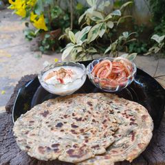 Mint Paratha A picture of Mint Paratha.