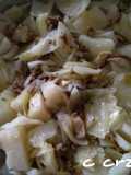 Repollo con boletus