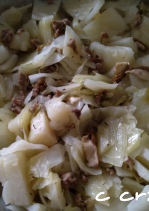 Una foto de Repollo con boletus