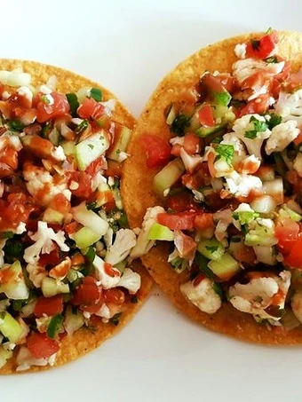 How To Make Veggie Tostada which Delicious