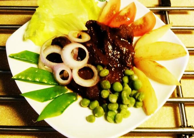 Cara Buat Steak Daging Lada Hitam Farah Quinn