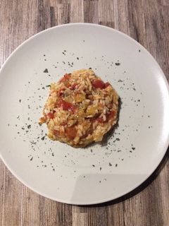 Lecsó rizzsel recept fotója