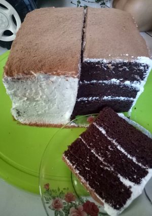 Foto resep Blackforest cake ala ibu mika