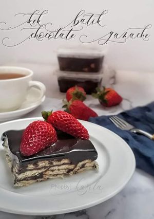 Gambar Kek Batik Chocolate Ganache