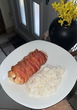 Gyors töltött csirkemell air fryerben recept fotója