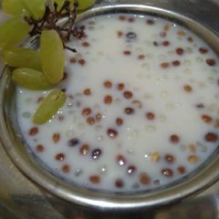 A picture of Sabudana kheer.