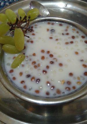 A picture of Sabudana kheer.