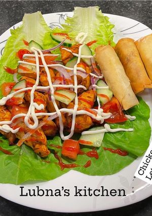 A picture of Chicken Tikka Lettuce Wrap:.