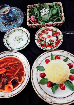 عکسی از دستور خورشت گوشت و هویج تبریزی