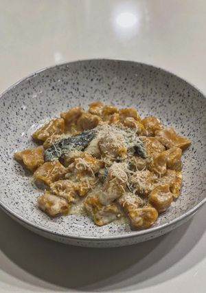 義式南瓜麵疙瘩 Gnocchi di Zucca 的食譜成品照片