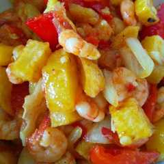A picture of Sambal Goreng Udang Kentang Sederhana.