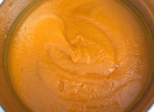 Una foto de Crema de calabaza