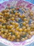 Garbanzos con espinacas