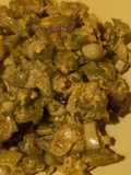 Favas com morcela e ovos