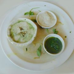 Herby vegetarian mayonnaise A picture of Herby vegetarian mayonnaise.