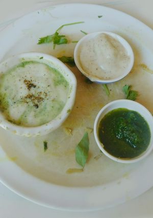 A picture of Herby vegetarian mayonnaise.