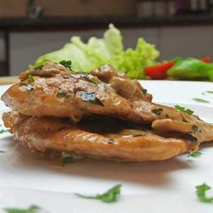 A picture of Creamy Chicken Tenderloin.