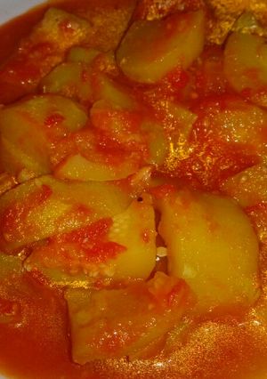 صورة لوصفة الكوسه المطبوخه