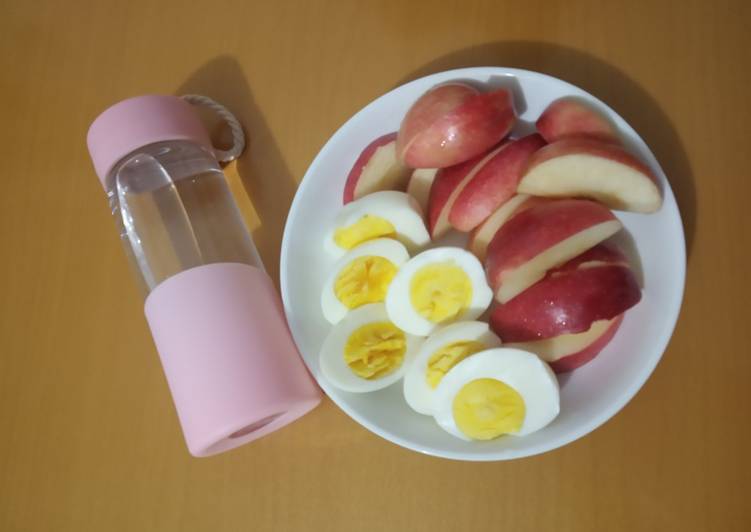 Menu sarapan sehat ala aku😁