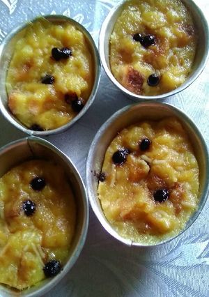 Foto resep puding roti kukus