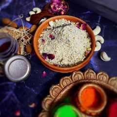 A picture of Homemade Instant Thandai Powder.