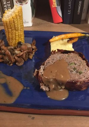 Une photo de Meatloaf et sa gravy