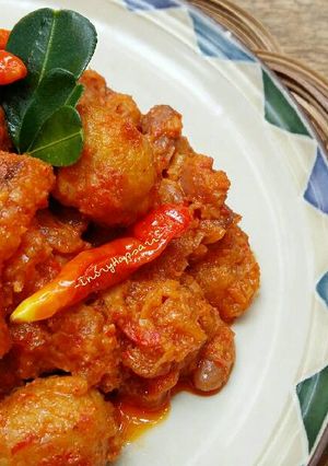 Foto resep Sambal Krecek Telur puyuh Kacang Merah