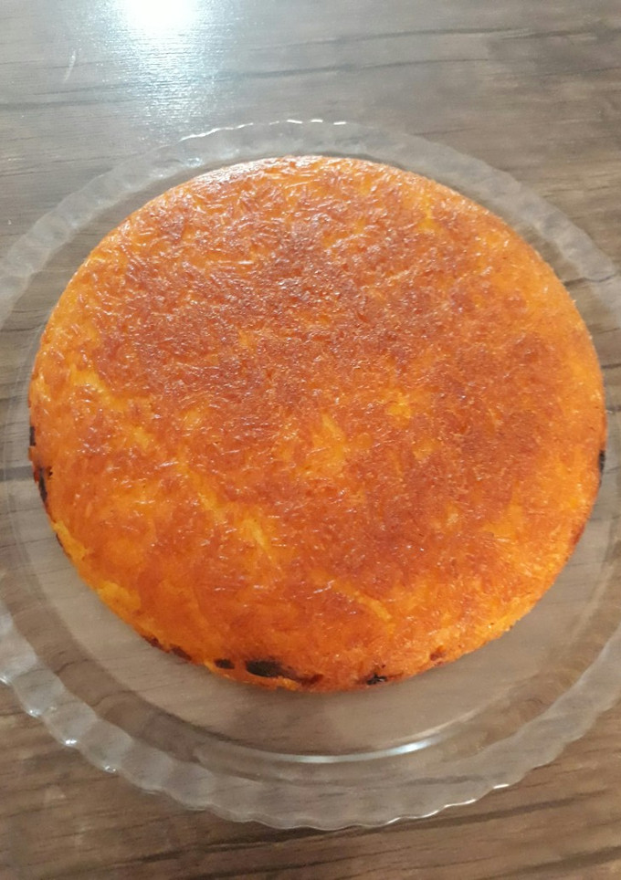 عکسی از دستور ته چین مرغ