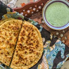 A picture of Chap Shoro|Chicken Mince Paratha|Hunza Traditional Recipe.