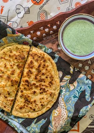 A picture of Chap Shoro|Chicken Mince Paratha|Hunza Traditional Recipe.