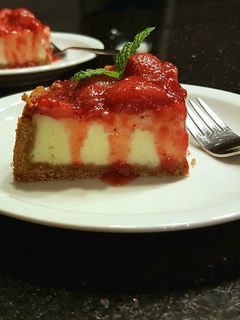 Epres sajttorta recept fotója