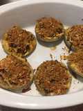 Alcachofas con pollo al horno