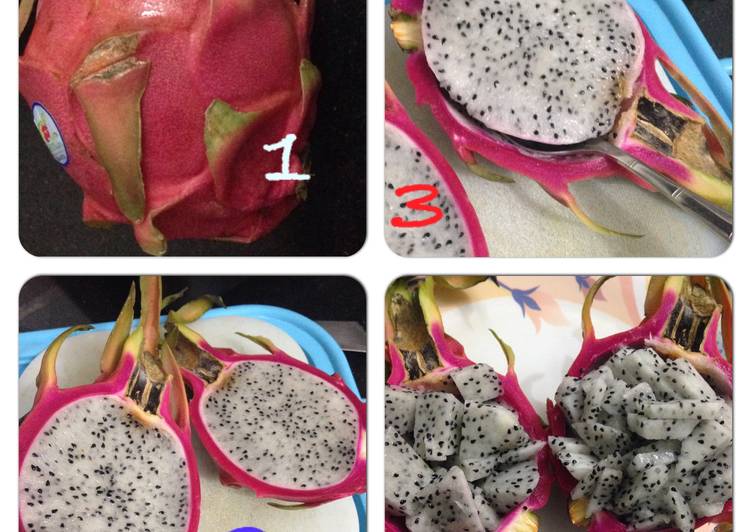 Recipe of Favorite How to cut a DragonFruit