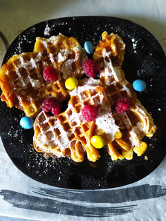 Sütőporos gofri recept fotója